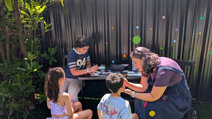 Face painting fun