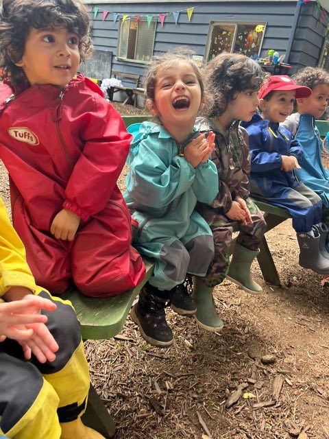Little audience, big smiles